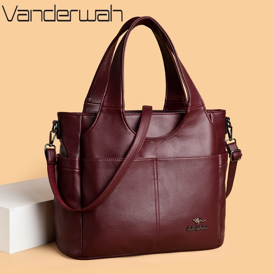 Doctor Bag Leather - Soft Leather Tote Bag 3 Main