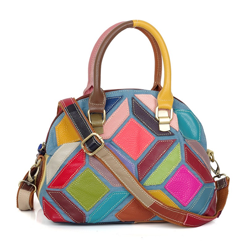 Doctor Bag Leather - Timeless Vintage Shoulder Bag for Women