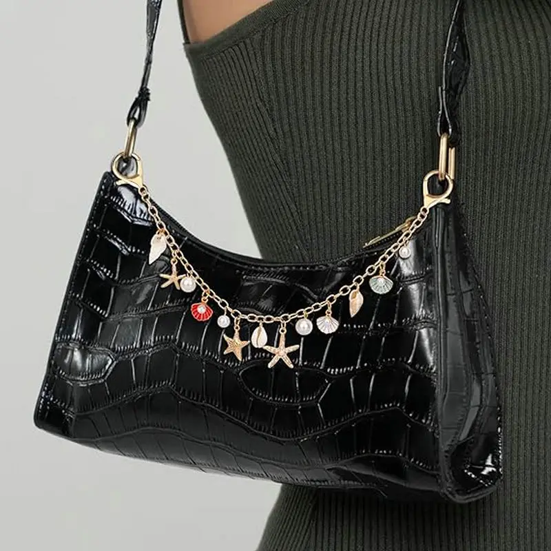 Women Bags Golden - Bag Charms for Handbags Golden Keychain