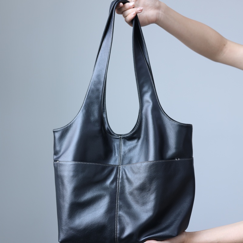 Women'S Work Bags Tote - Women Genuine Leather Large Capacity Soft