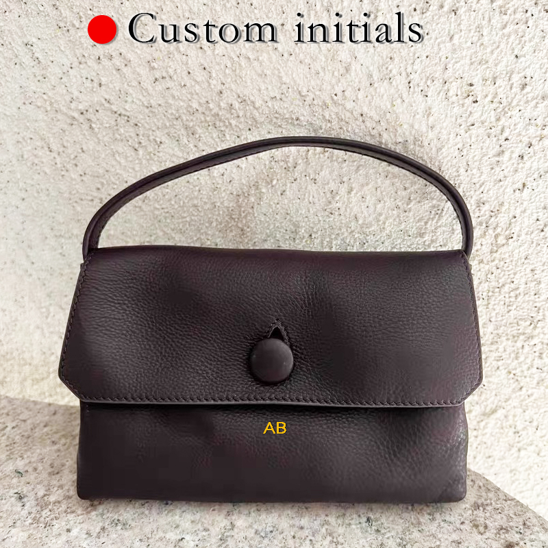 Women Bags Max - Custom Initials Genuine Leather Mini The