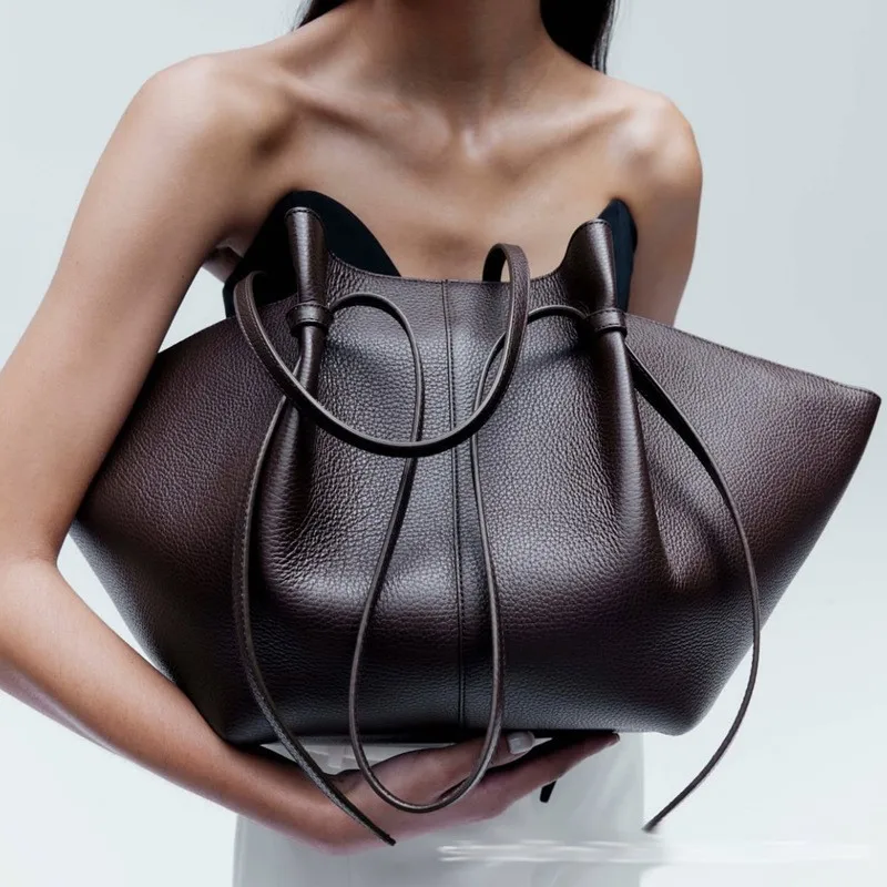 Women'S Work Bags Tote - Women Leather Shoulder Bag Dumpling Purse