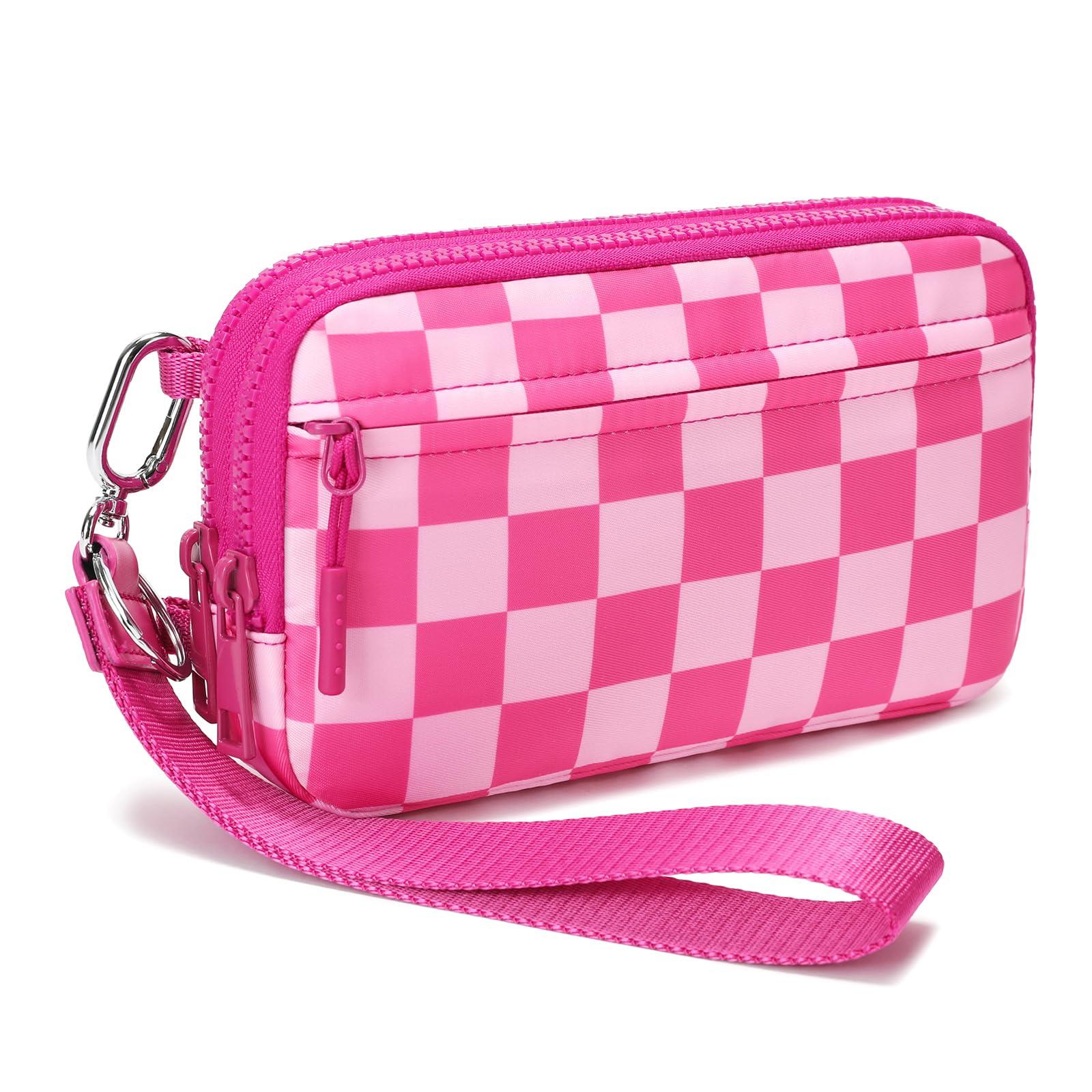 Women Bags With Wallet - [DOYOGI Wristlet Wallet] DOYOGI Checkered Crossbody