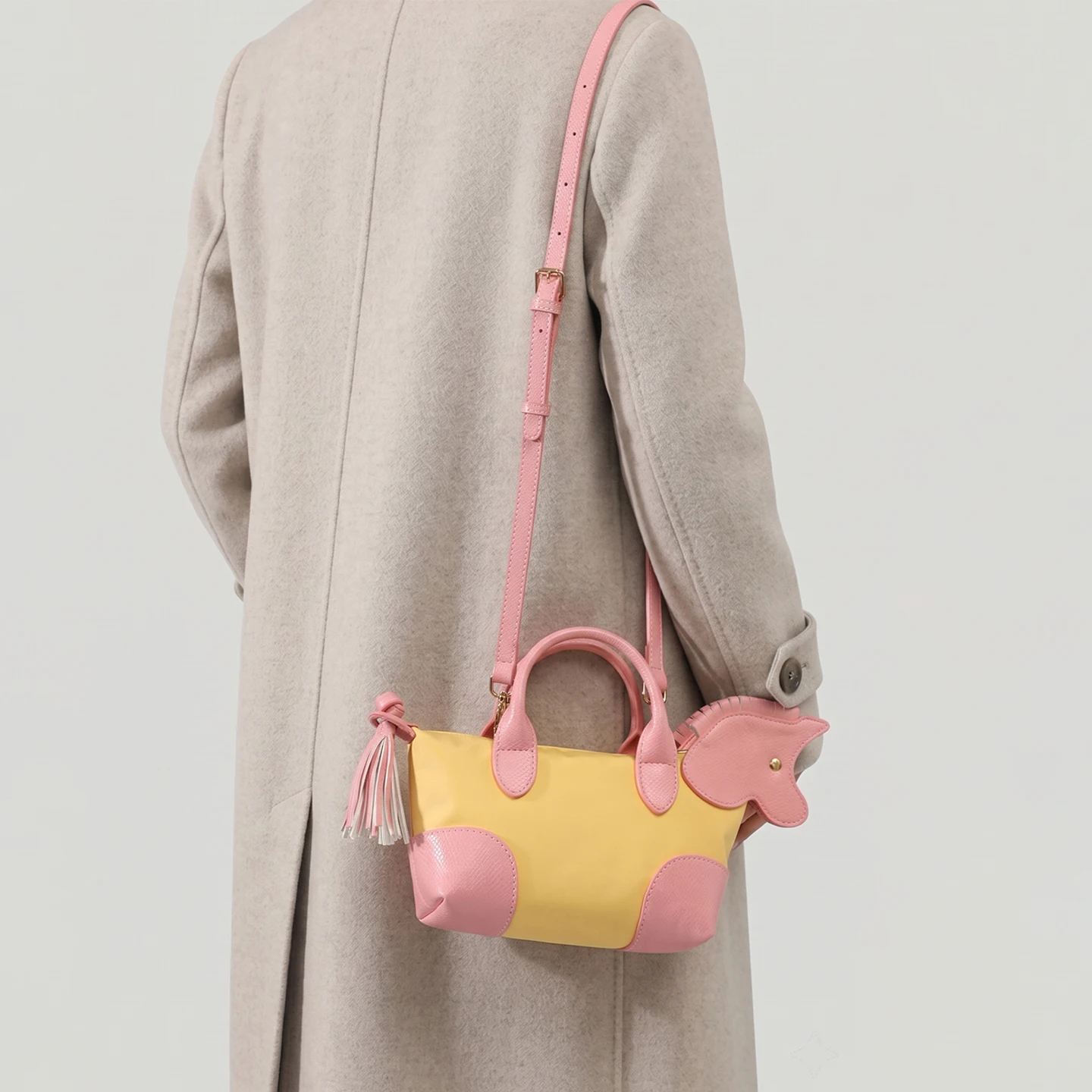 Women Bags Max - Cute Horse Decor Mini Dumpling Bag