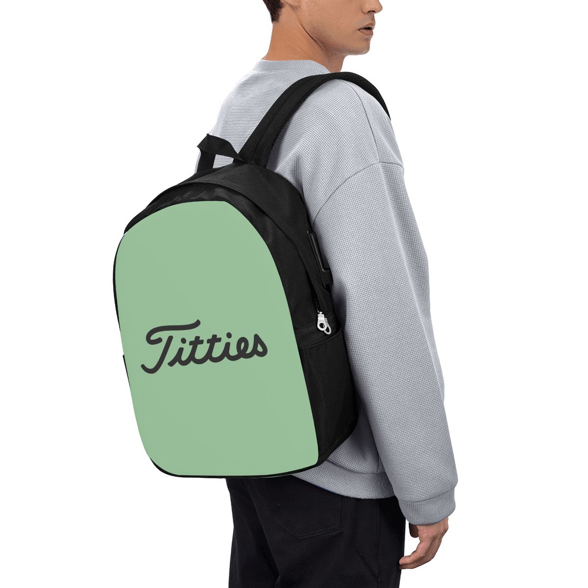 Women Bags College - Titties Golf Ball Backpack Travel Notebook