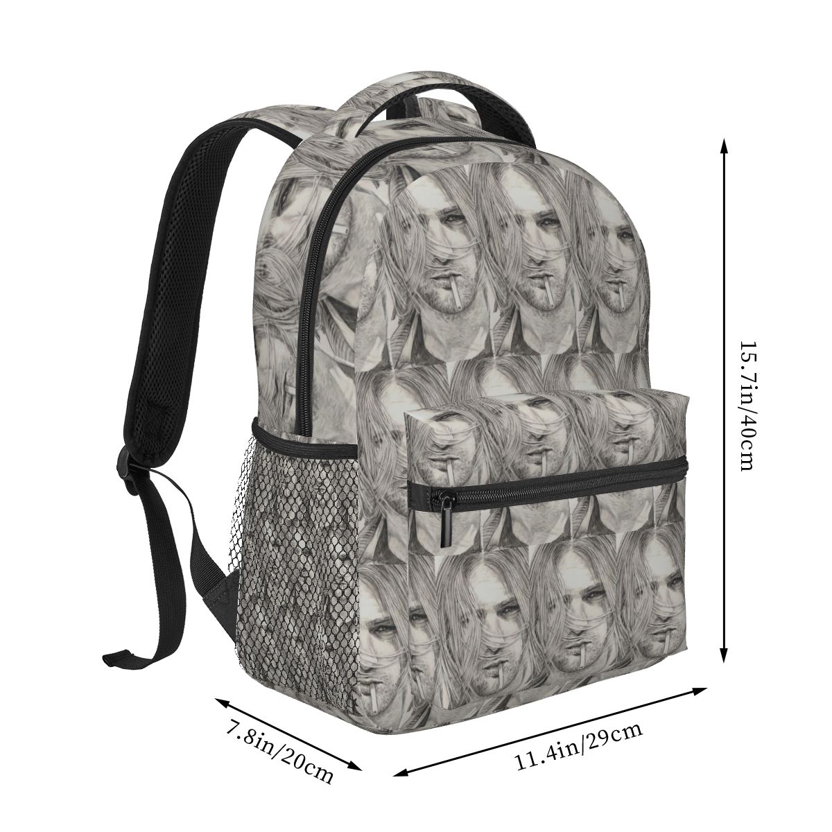 Kurt Cobain 1 Backpack Hot Sal - Women Bags Kurt 评论和价格