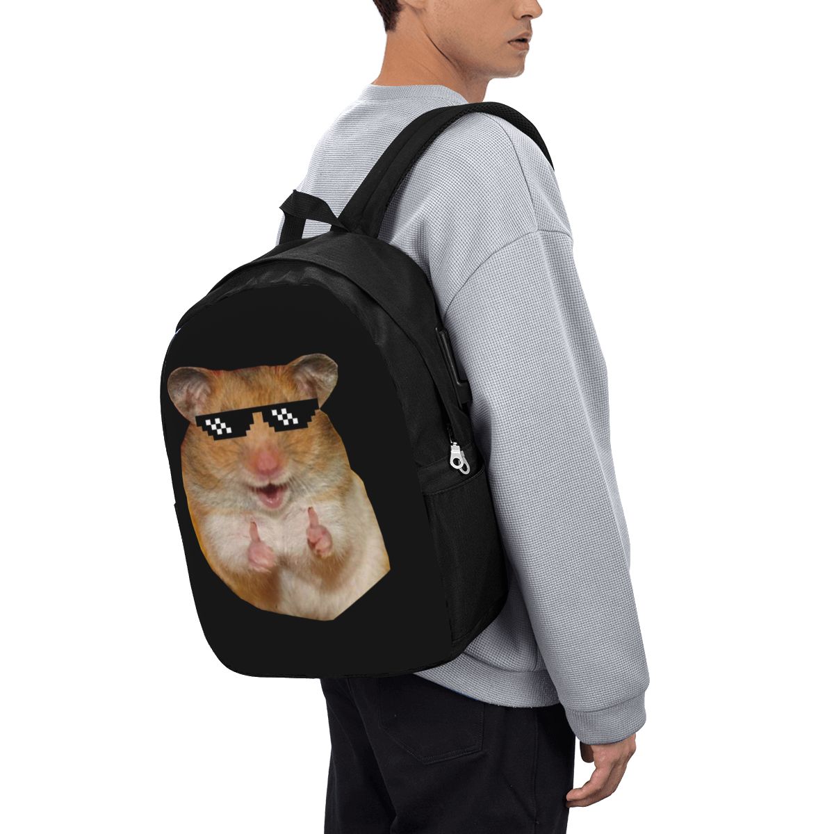 Funny Hamster Backpack Travel  - Women Bags College 评论和价格