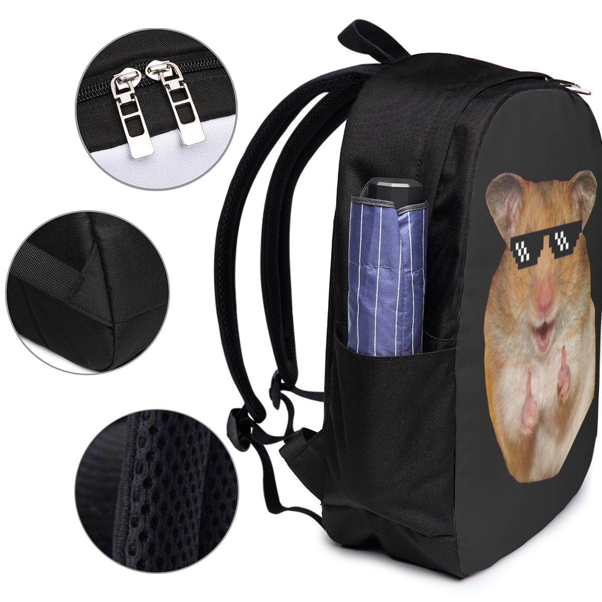 Funny Hamster Backpack Travel  - Women Bags College 评论和价格