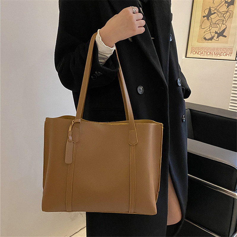 Classic Black Faux Leather Tot - Women'S Work Bags Tote 评论和价格