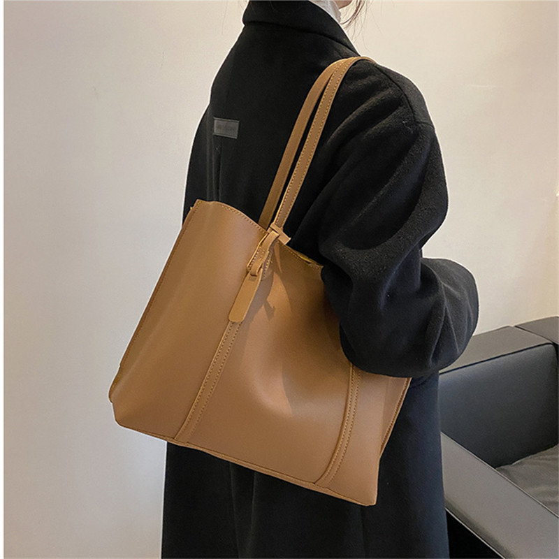 Classic Black Faux Leather Tot - Women'S Work Bags Tote 评论和价格