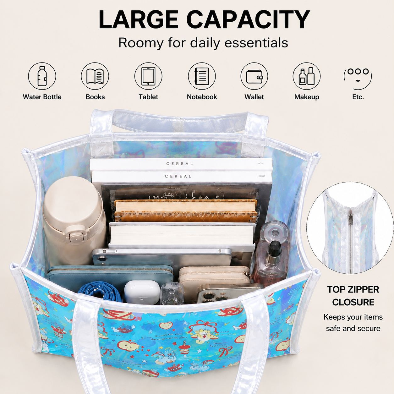 Large Capacity Transparent TPU - Women Bags Lv 评论和价格
