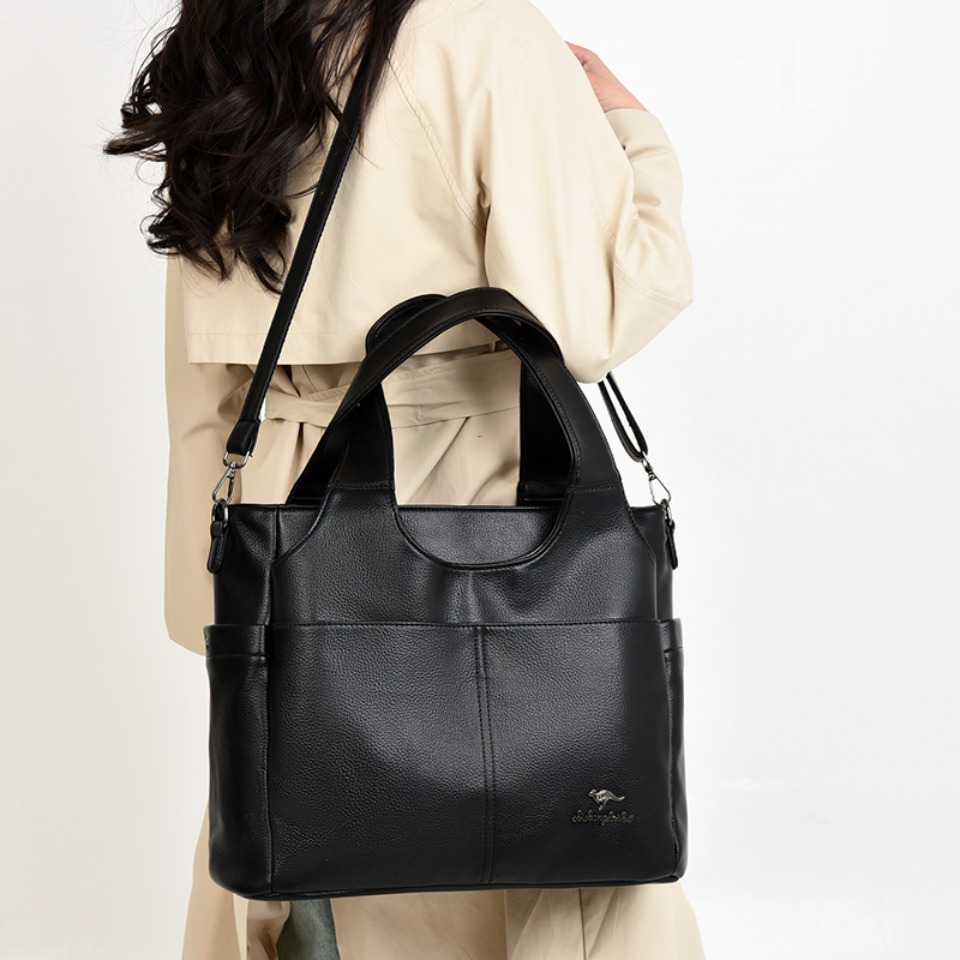 Soft Leather Tote Bag 3 Main C - Doctor Bag Leather 评论和价格