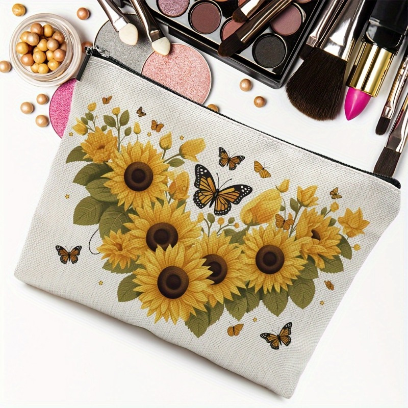 A Sunflower and butterfly make - Women Bags Zip 评论和价格
