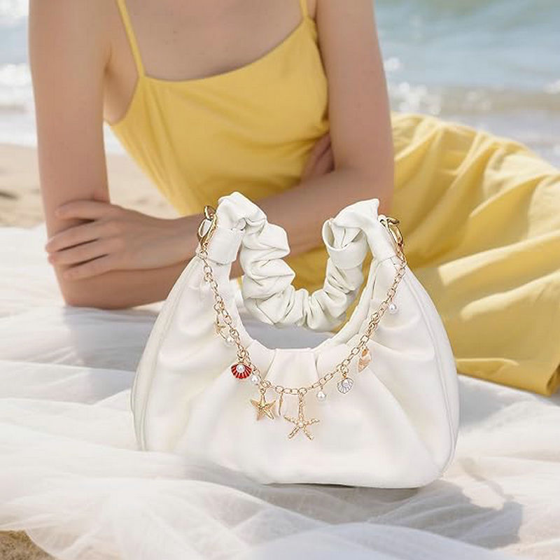 Bag Charms for Handbags Golden - Women Bags Golden 评论和价格