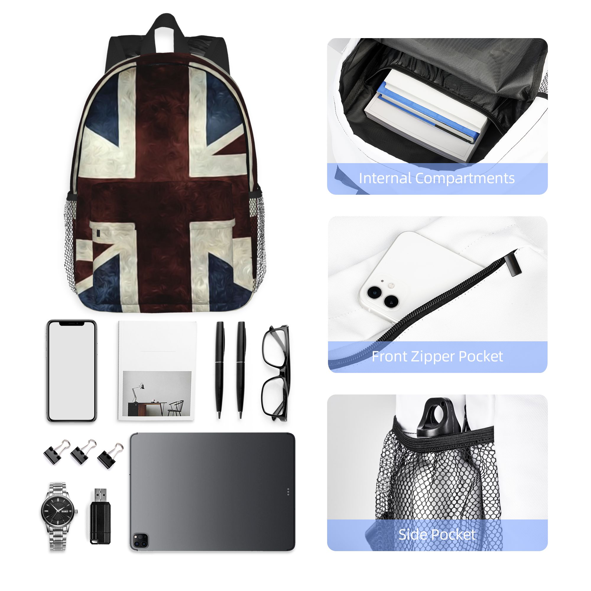 Union Jack Flag Of The UK Back - Women Bags Uk Sale 评论和价格