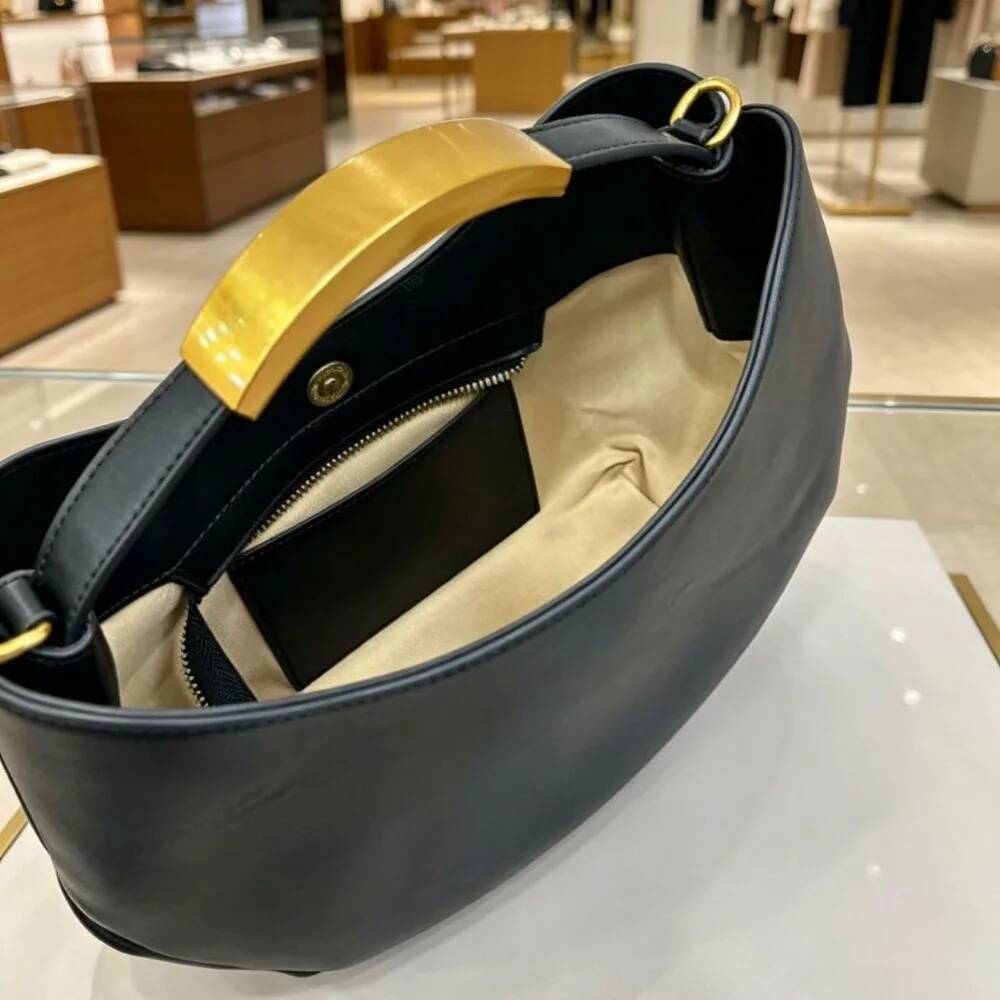 Demi-cercle Women Golden Lette - Women Bags Golden 评论和价格