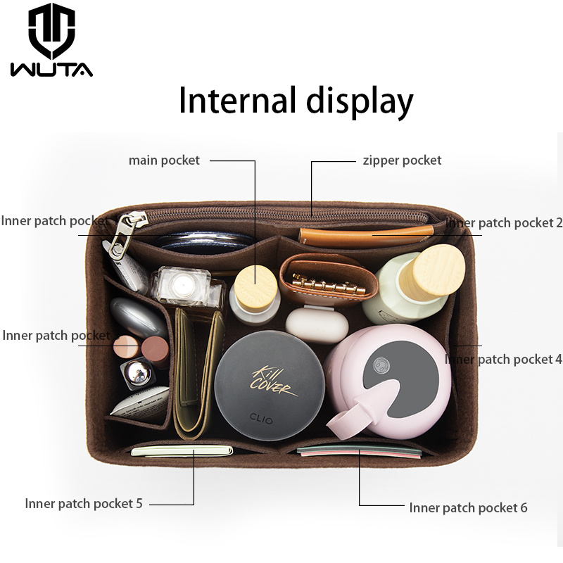 WUTA Felt Insert Bag Organizer - Women Bags Lv 评论和价格