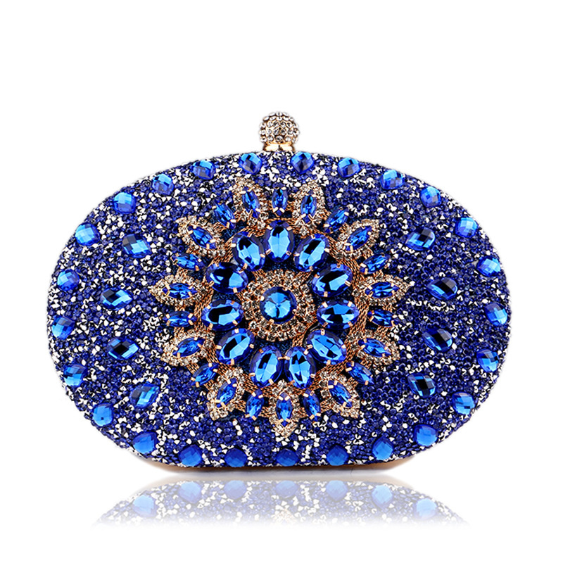 Diamond Crystal Women Make Up  - Women Bags Golden 评论和价格