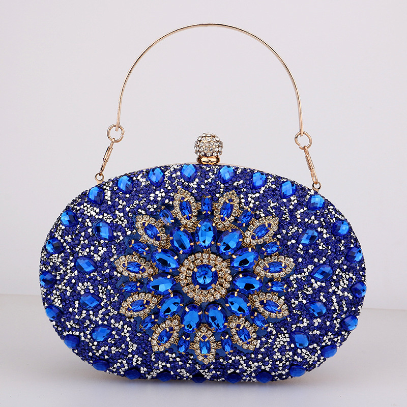 Diamond Crystal Women Make Up  - Women Bags Golden 评论和价格