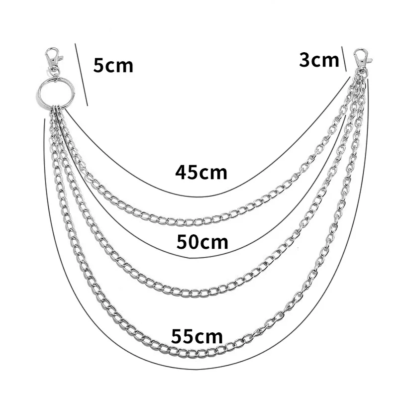 Layer Metal Belt Chain Punk Ho - Women Bags With Wallet 评论和价格