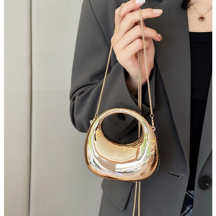 Mini Golden Evening Bag Purses - Women Bags Max 评论和价格