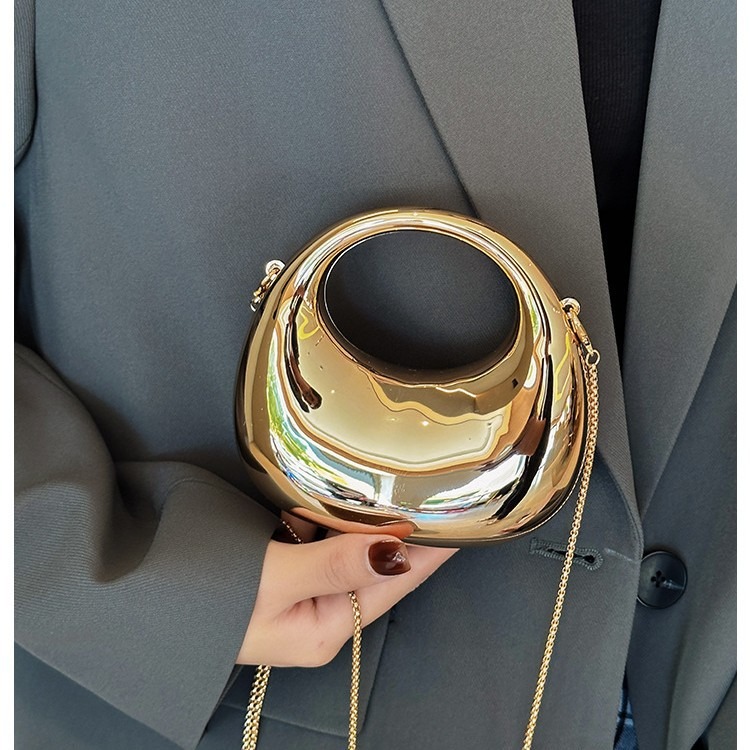 Mini Golden Evening Bag Purses - Women Bags Max 评论和价格