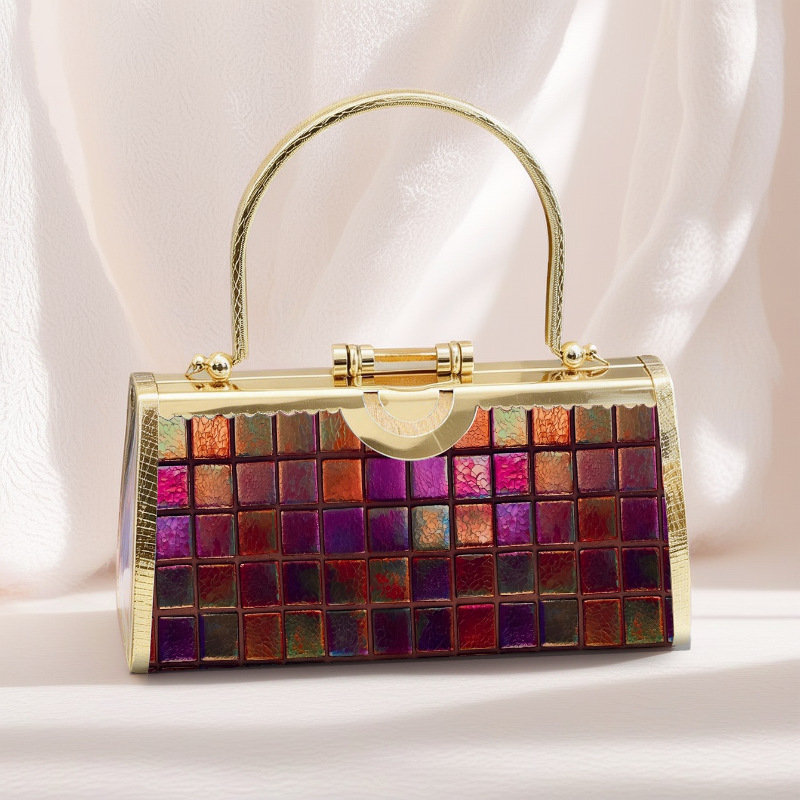 Golden diamond set stage catwa - Women Bags Golden 评论和价格