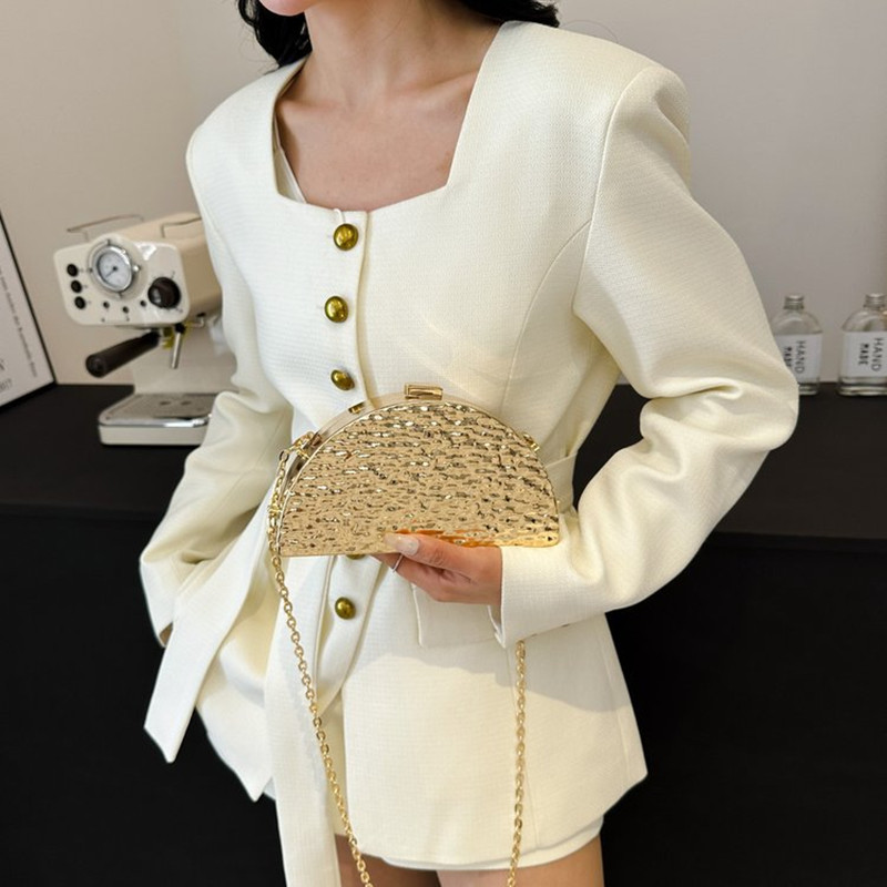 Luxury Golden Evening Bags For - Women Bags Golden 评论和价格