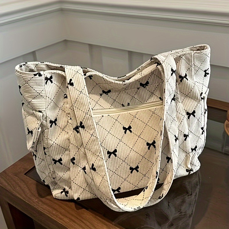 Large Capacity Corduroy Casual - Women Bags Aldo 评论和价格