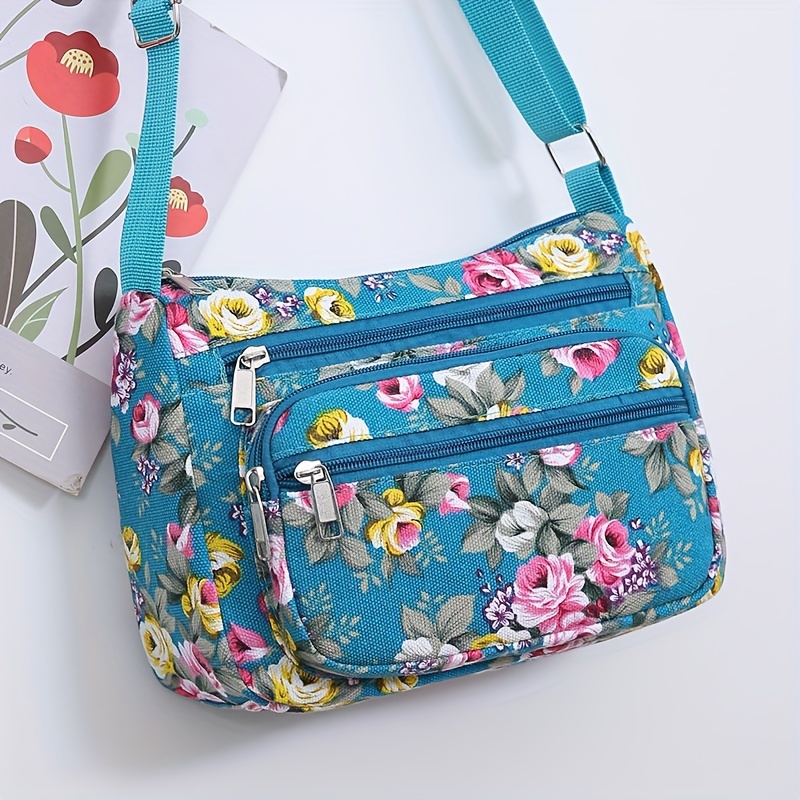 Stylish Floral Crossbody Bag,  - Women Bags Zip 评论和价格
