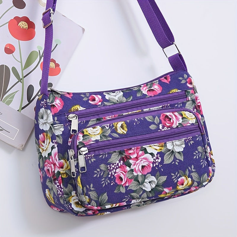 Stylish Floral Crossbody Bag,  - Women Bags Zip 评论和价格