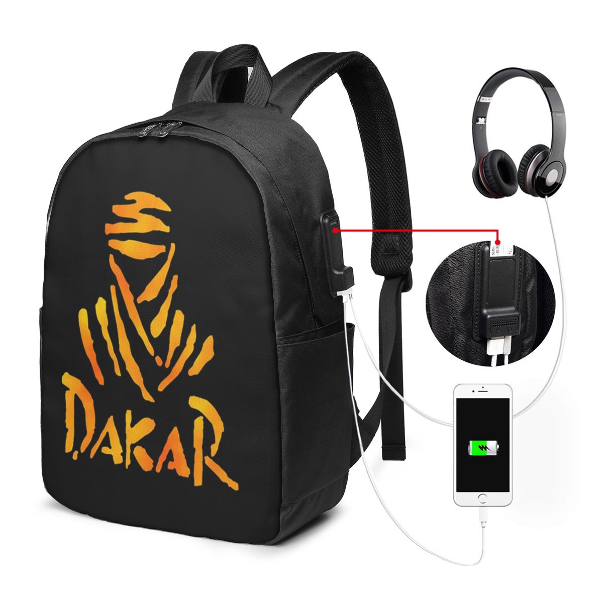 Dakar Rally Motorcycle Backpac - Women Bags College 评论和价格
