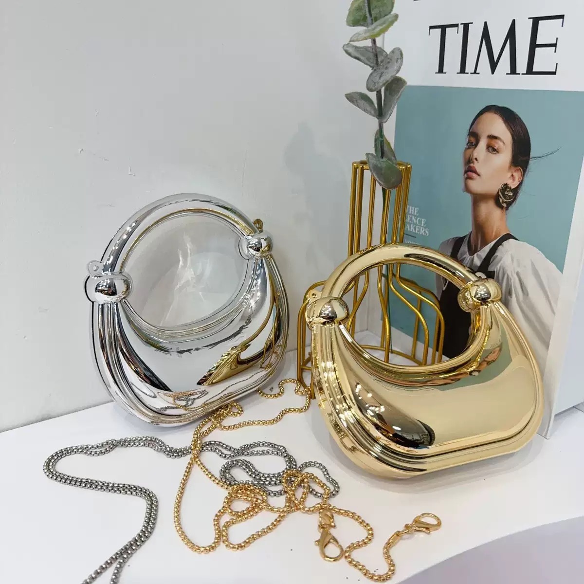 Mini Golden Evening Bag Purses - Women Bags Max 评论和价格