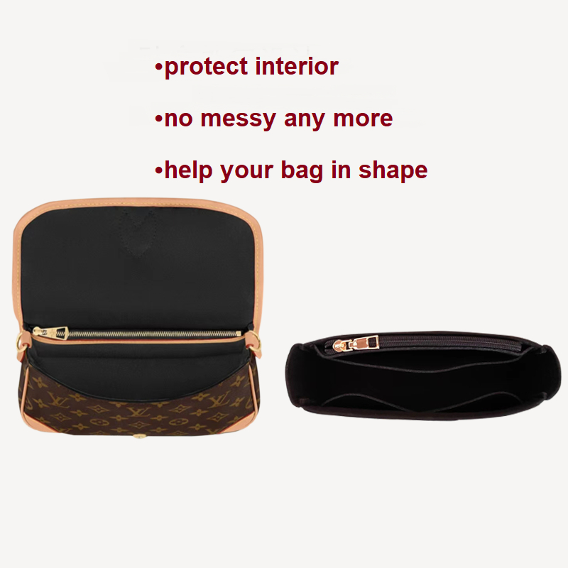 Suede Bag Organizer For Lv Dia - Women Bags Lv 评论和价格