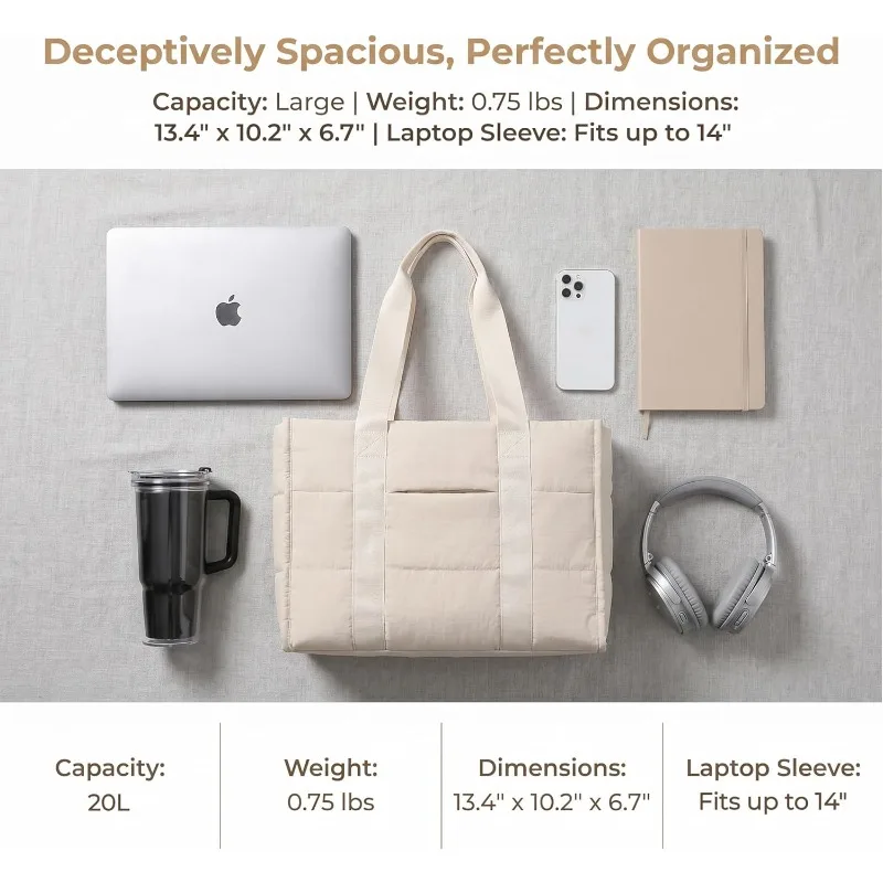 Tote Bag for Women, Lightweigh - Women'S Work Bags Tote 评论和价格