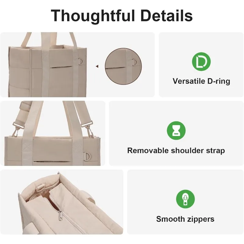 Tote Bag for Women, Lightweigh - Women'S Work Bags Tote 评论和价格