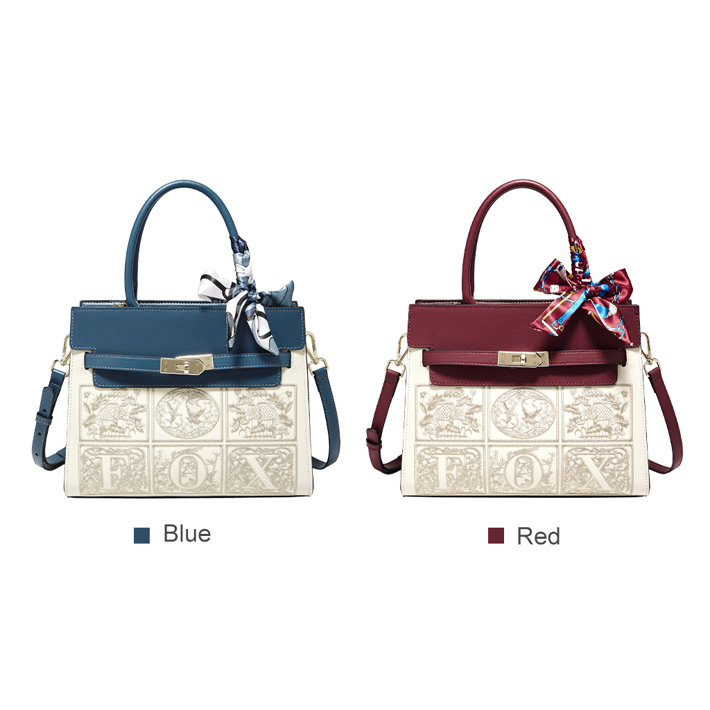 FOXER Elegant Women's Handbag  - Doctor Bag Leather 评论和价格