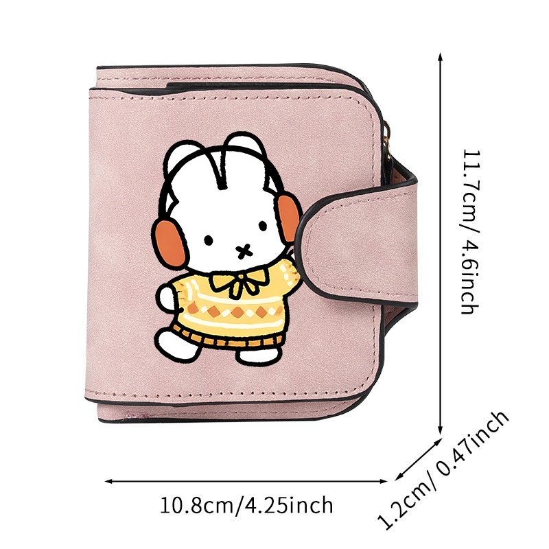 Miffy Women Short Wallet Korea - Women Bags Zip 评论和价格