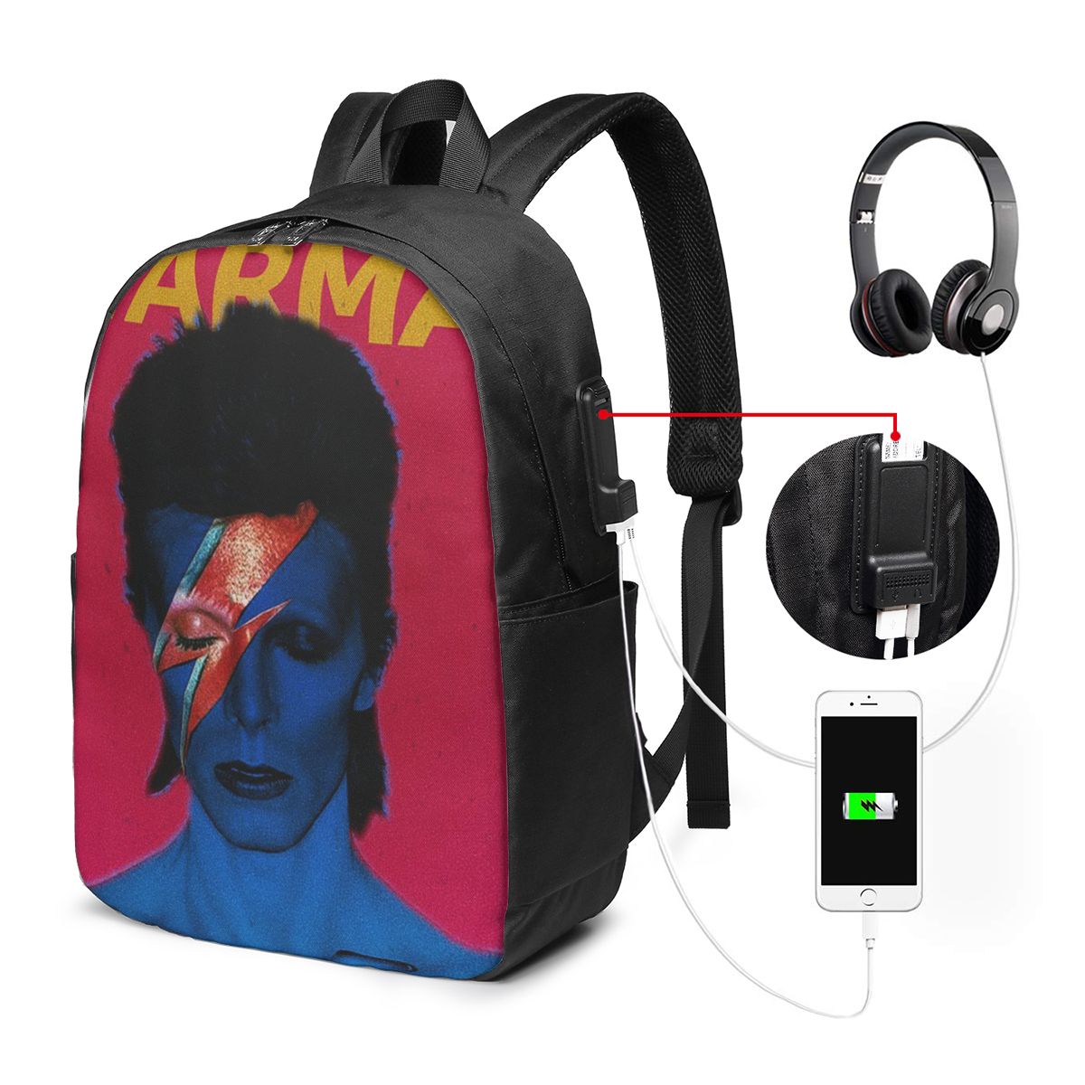 Davids Bowied Backpack Travel  - Women Bags College 评论和价格
