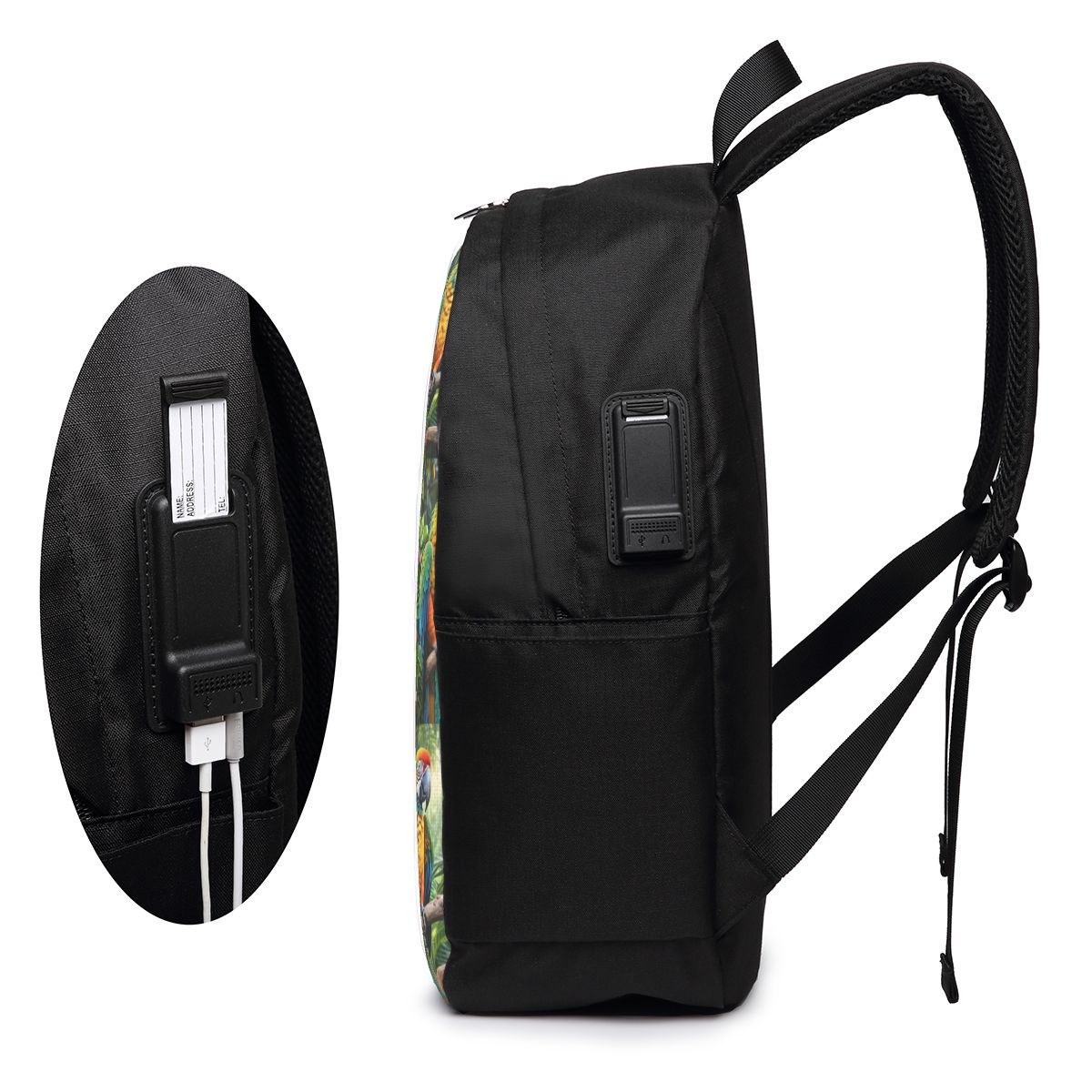 Cute Macaw Parrots Backpack Tr - Women Bags College 评论和价格