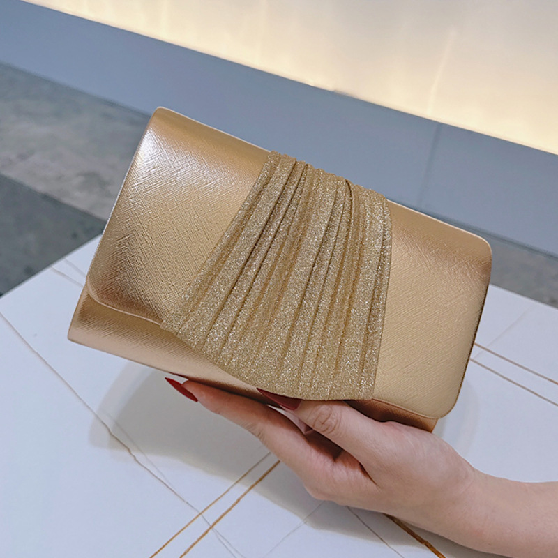 Golden Small Evening Clutch Ba - Women Bags Golden 评论和价格