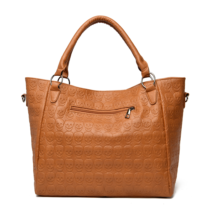Punk Skull Crossbody Bag PU Le - Women'S Work Bags Tote 评论和价格